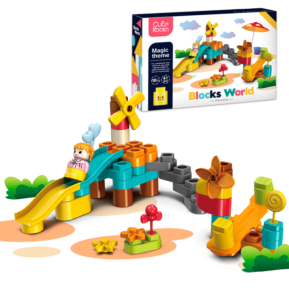BLOCKS WORLD PARQUE DE JUEGOS ARMABLE- CUTE KOALA - IRION Juguetería - BLOCKS WORLD PARQUE DE JUEGOS ARMABLE- CUTE KOALA - IRION Juguetería -